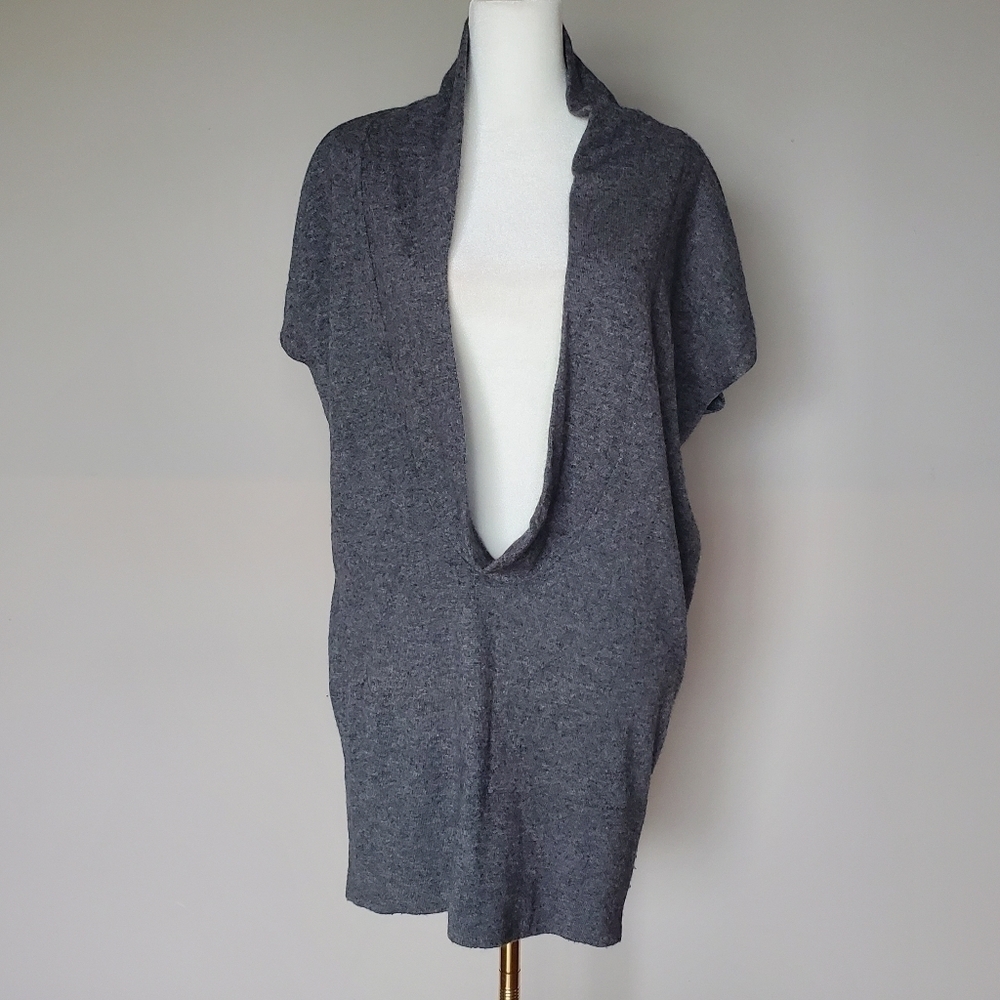 Madewell Wallace Cashmere Blend Knit Sweater Dress Gray Size S
